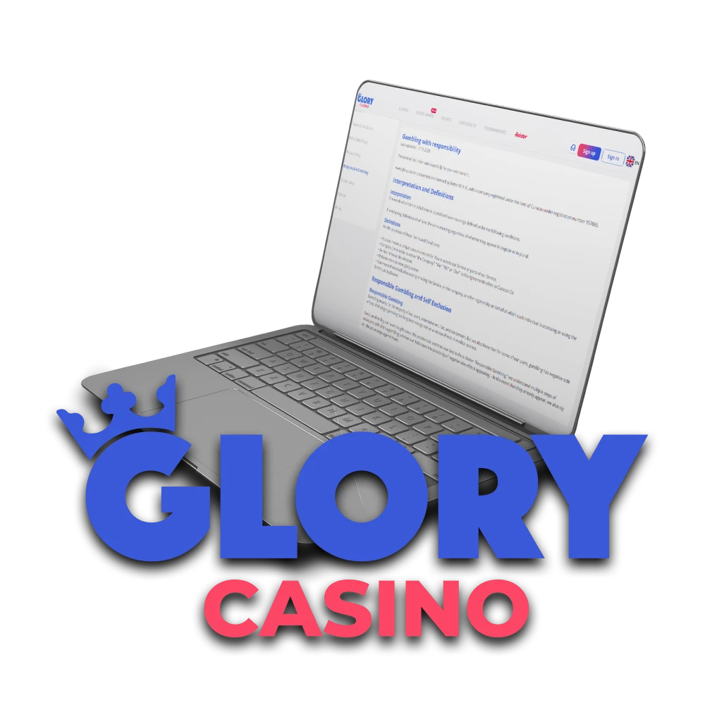 Glory Casino helps users to control themselves, to play only from the age of 18.