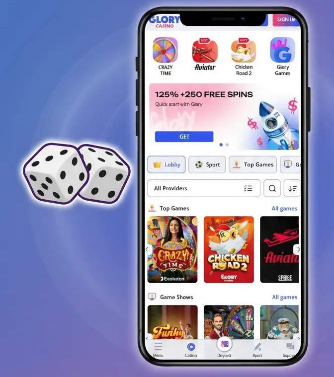 Casino on phone