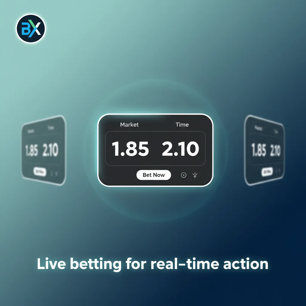 In-play betting interface with live odds, cash out, and stats across cricket, football, tennis, kabaddi, and esports.