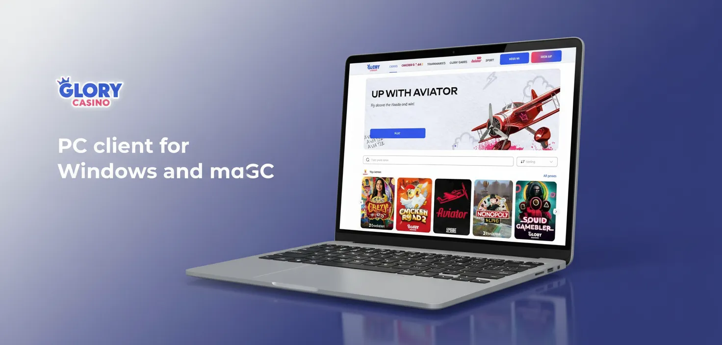 Bet and play casino games in your browser on Windows and macOS—no standalone desktop client required.