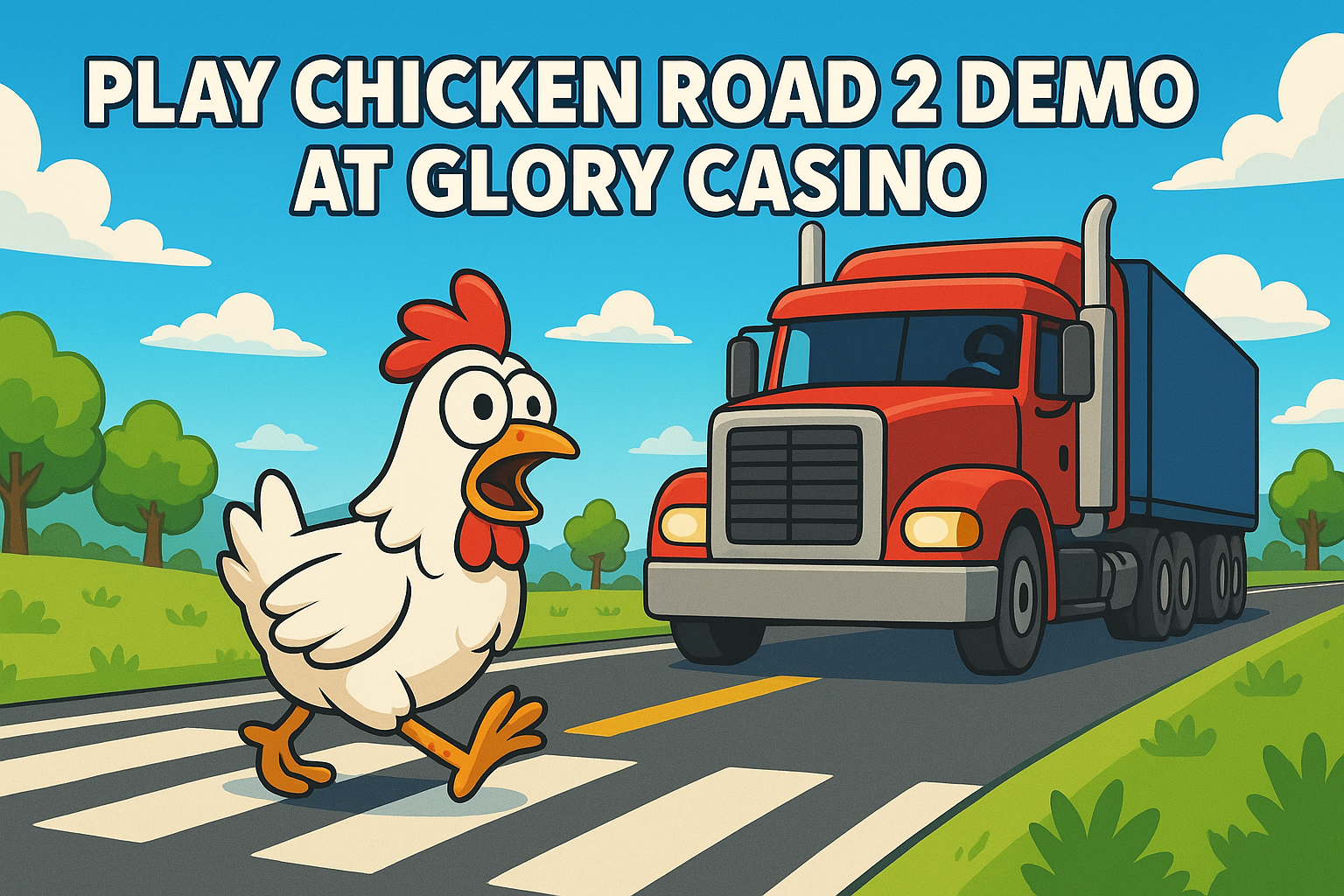 Play chicken road demo