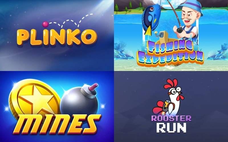 Get quick results with instant games at Glory Casino.