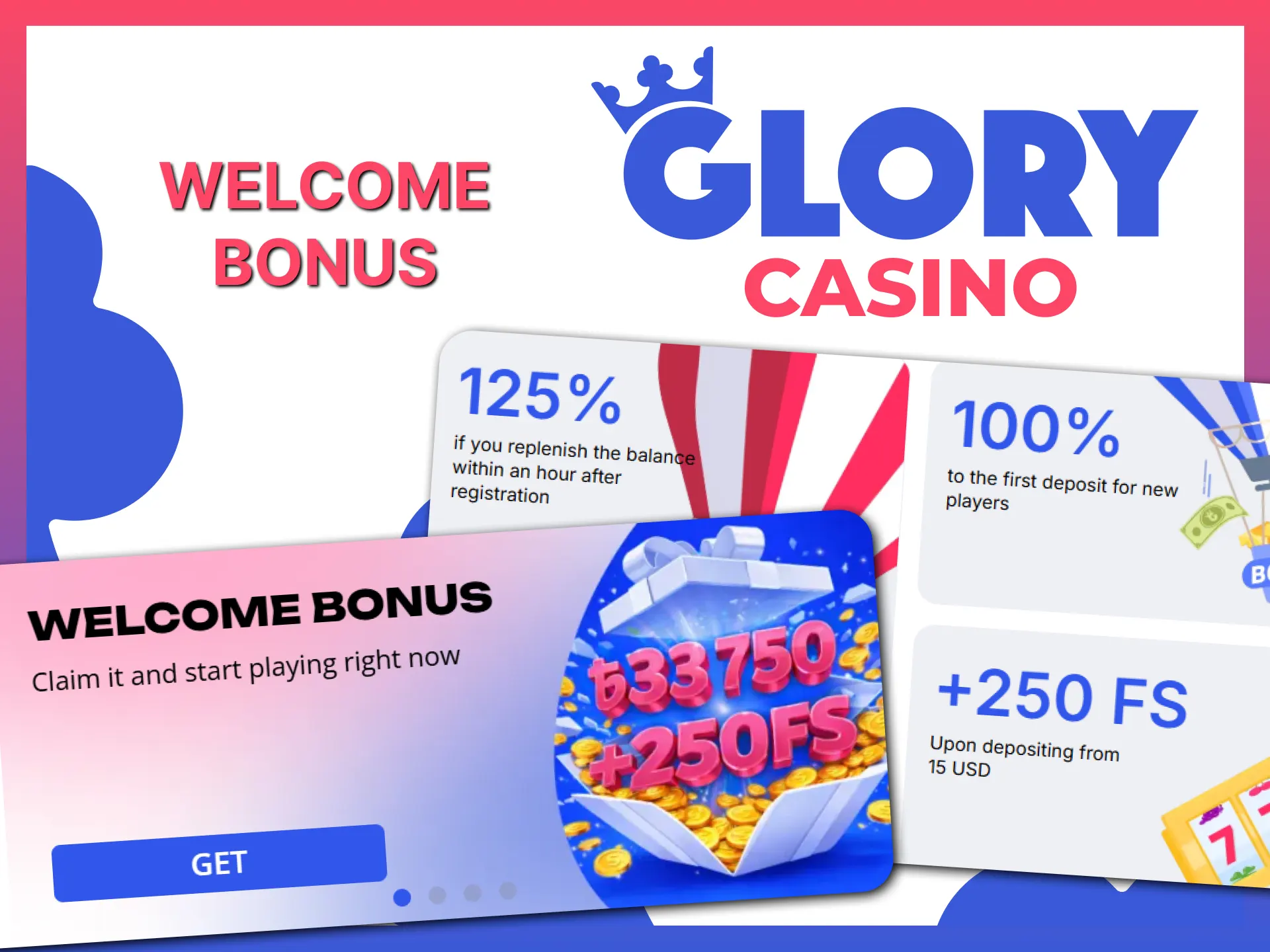 Claim your massive welcome bonus and start playing at Glory Casino Bangladesh.